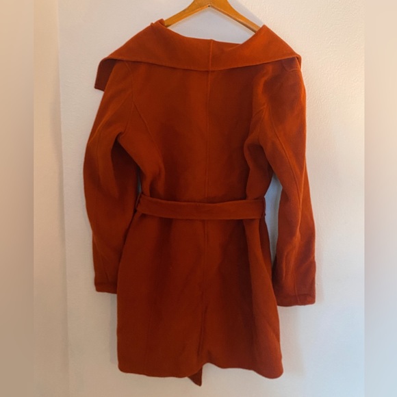 Antonio Melani women’s wool coat in burnt orange/rust - Picture 3 of 12